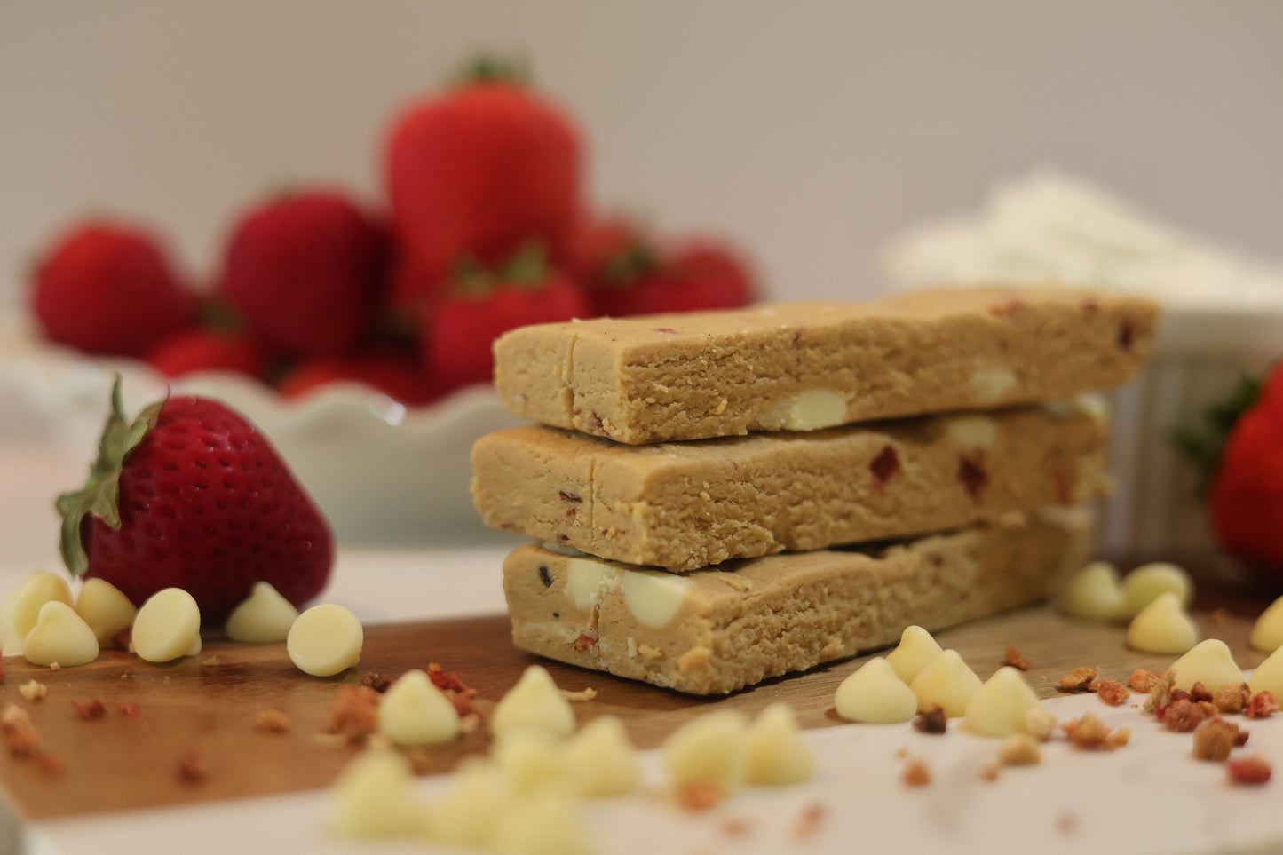 Strawberries & Cream Protein Bar