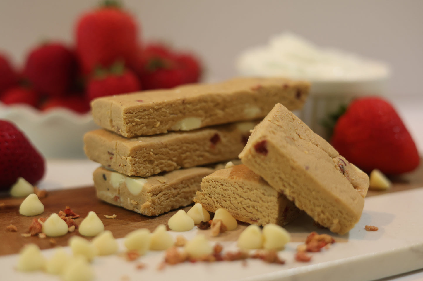 Strawberries & Cream Protein Bar