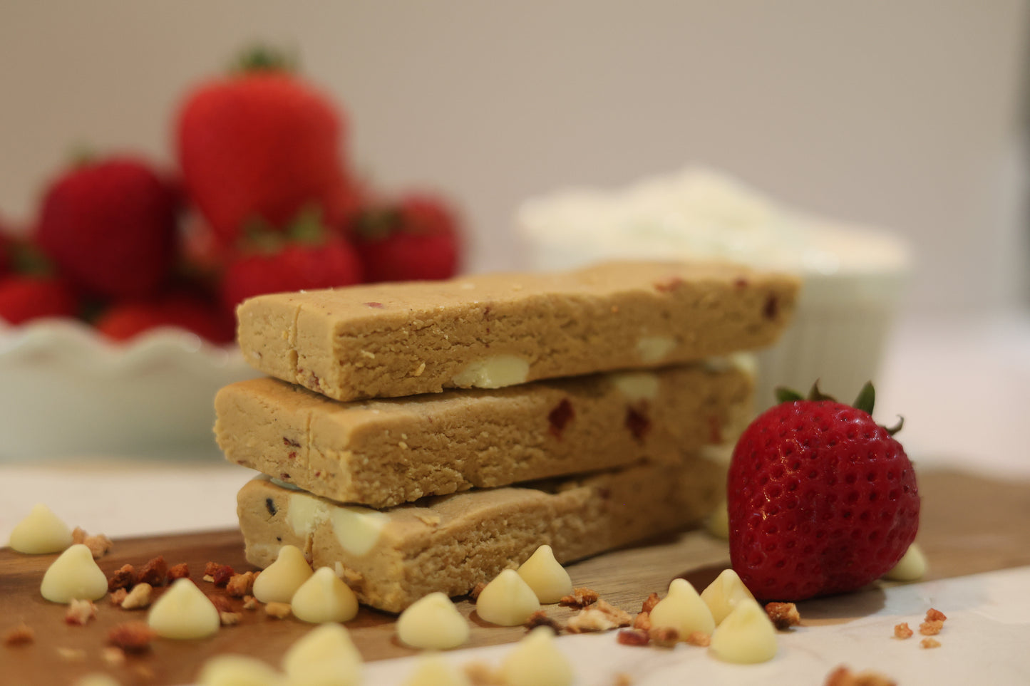 Strawberries & Cream Protein Bar