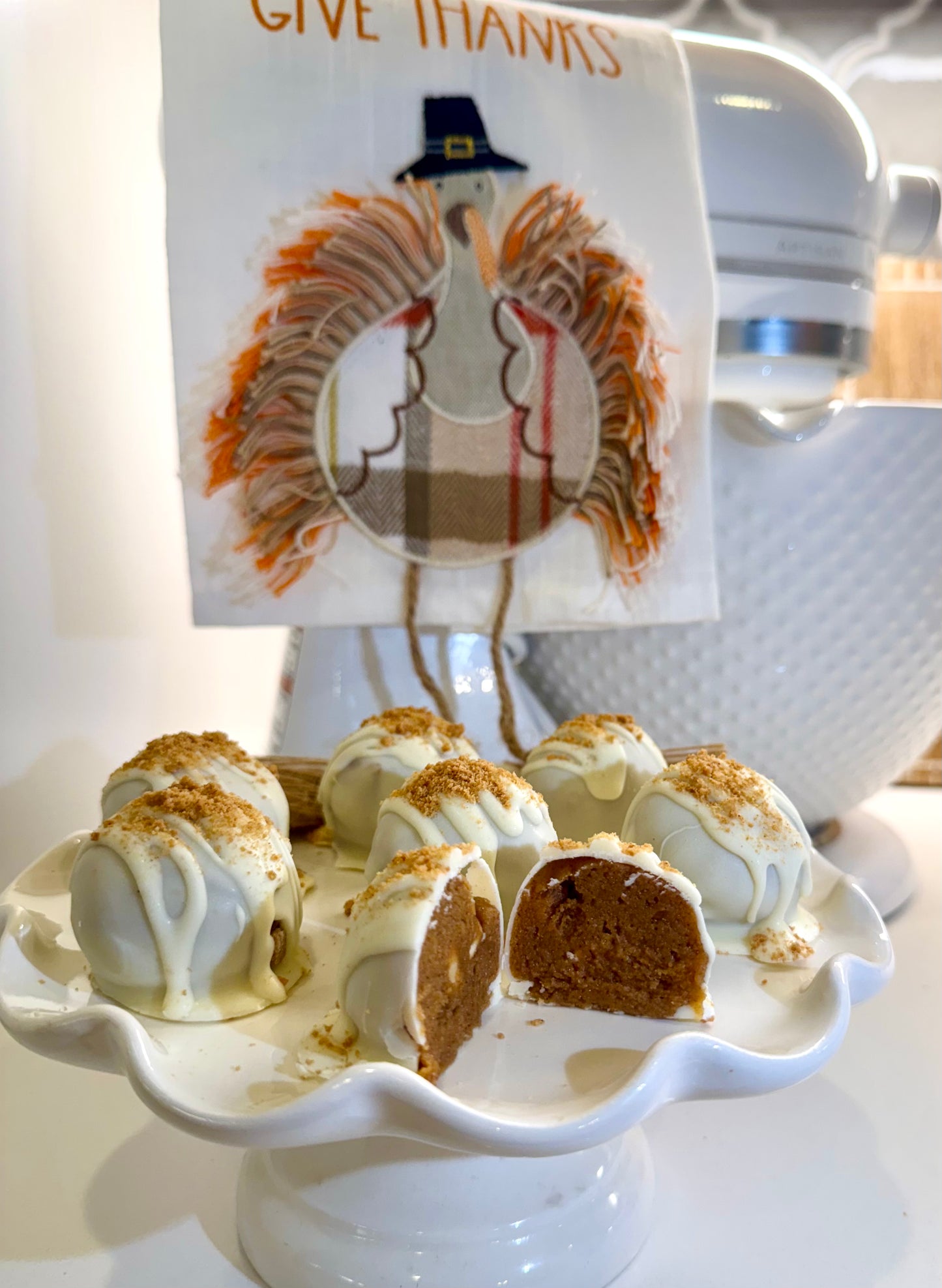 Pumpkin Pecan Pie Truffles