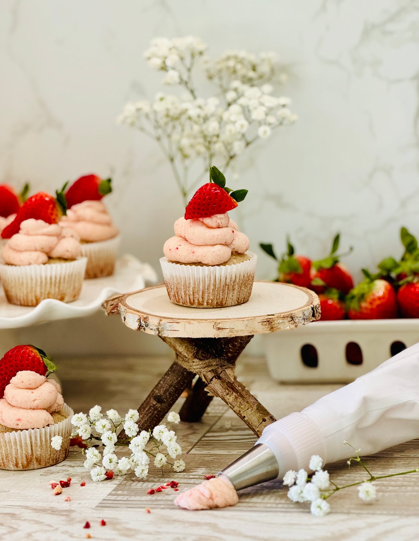 Strawberry Cupcakes