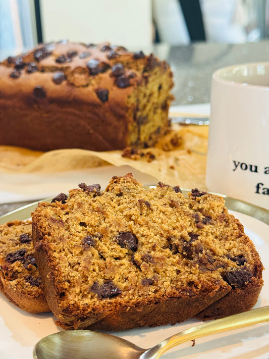 Chocolate Chip Protein Banana Bread