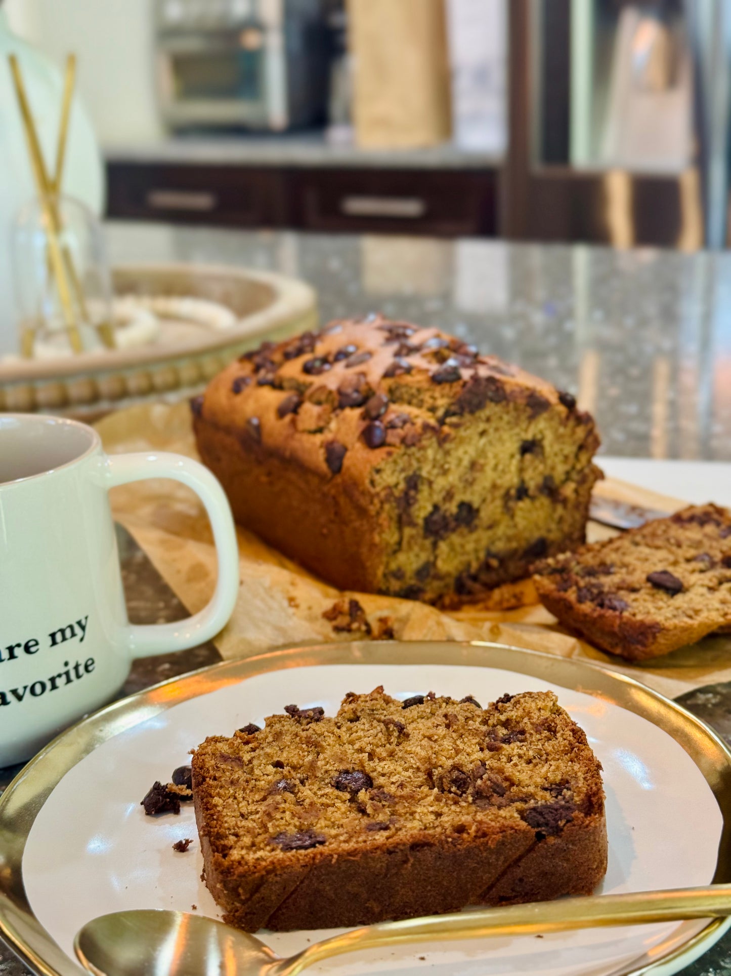 Chocolate Chip Protein Banana Bread